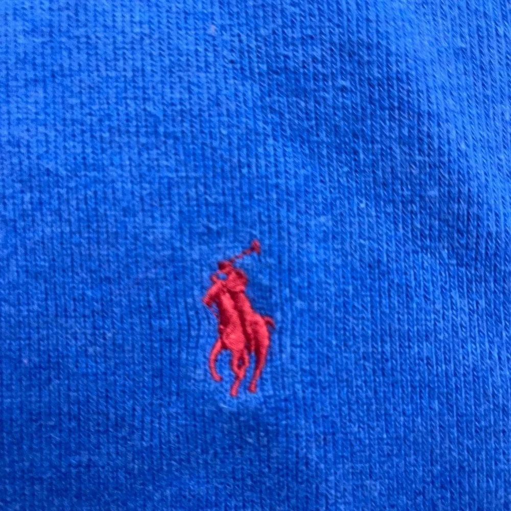 polo Ralph Lauren Sweatshirt Mens 2XB Big Quarter Zip Fleece Pullover Blue